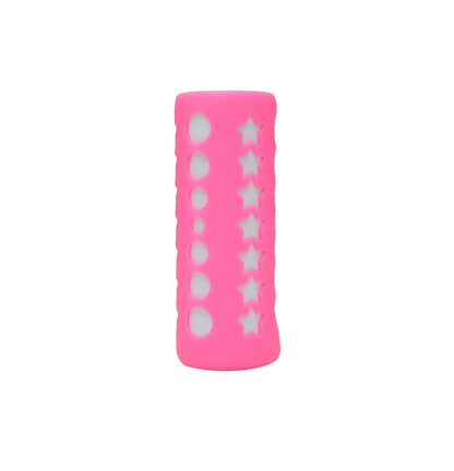 Image 1 of Default Title for the product Safe-O-Kid Silicone Baby Feeding Bottle Cover Cum Sleeve for Insulated Protection 250mL- Pink