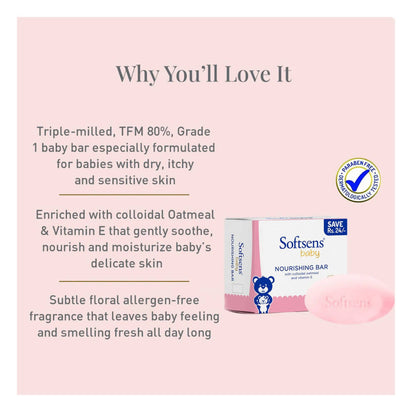 Image 3 of Softsens Baby Nourishing Bar Soap