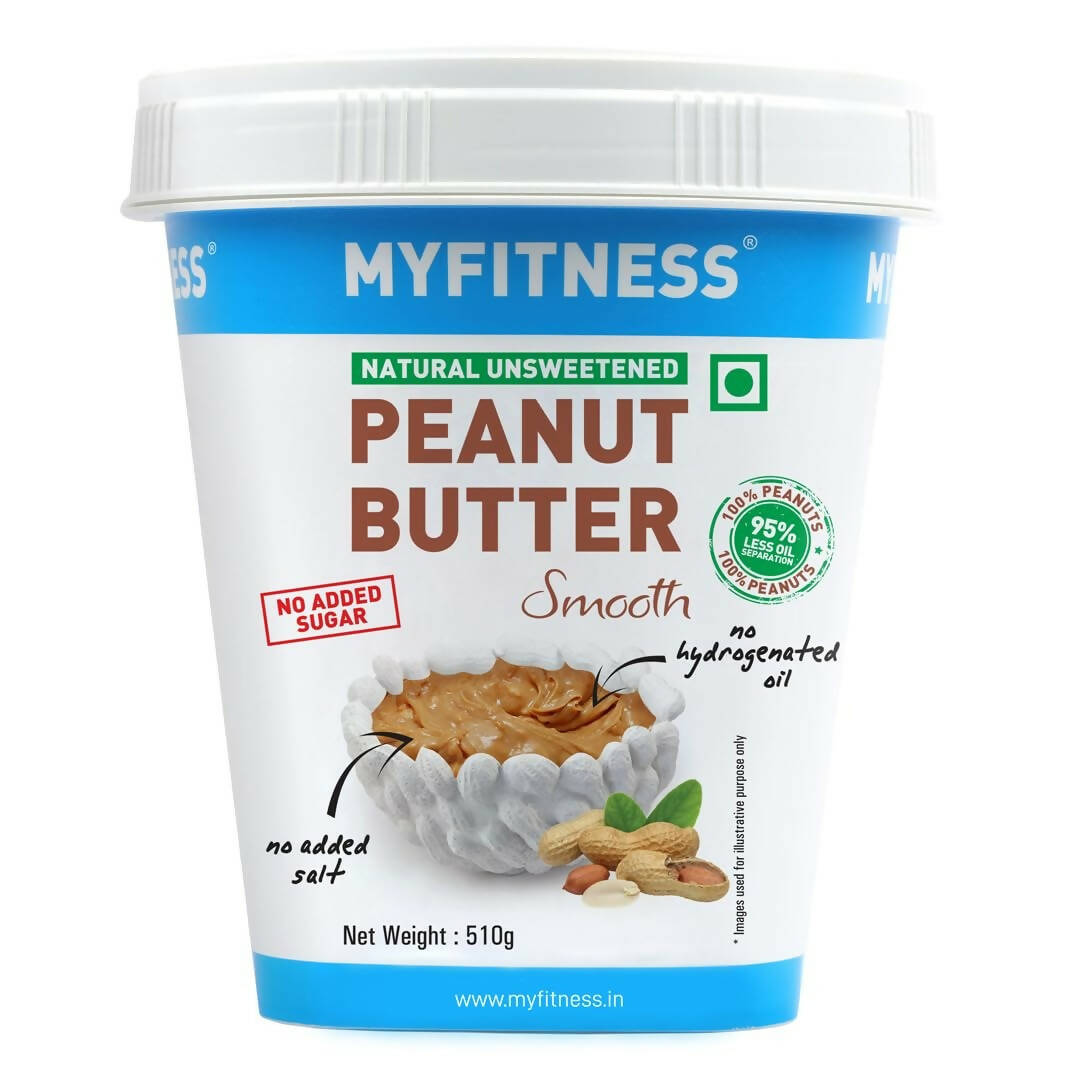 Image 1 of Myfitness Unsweetened Natural Peanut Butter Smooth