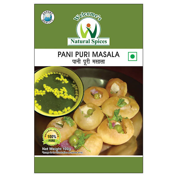 Image 1 of 100 gm / Pack of 1 for the product Welcome’s Natural Spices Pani Puri Masala Powder