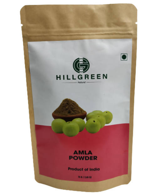 Image 1 of 75 gm for the product Hillgreen Natural Amla Powder