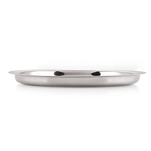 Image 5 of HAZEL Stainless Steel Plates Set 25 cm