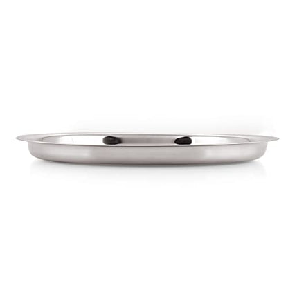 Image 5 of HAZEL Stainless Steel Plates Set 25 cm