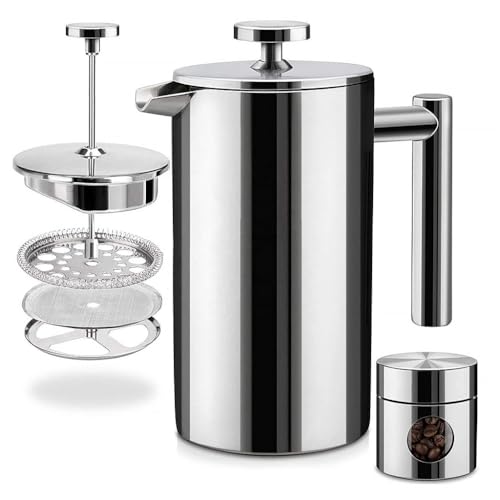 Image 1 of Default Title for the product Supvox French Press Coffee Maker 600ml