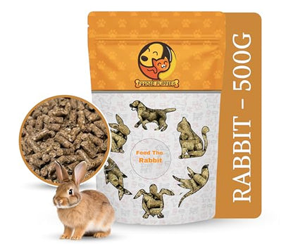 Image 2 of Pouch - Rabbit Food, 500g for the product Foodie Puppies Rabbit Food Dry Pellets