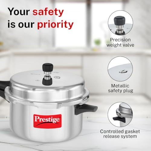 Image 5 of Prestige 7.5 Litres Popular Outer Lid Aluminium Pressure Cooker