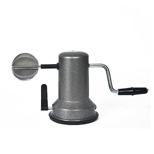 Image 4 of Anjali CO.03 Sleek Stainless Steel Vacuum Base Coconut Scrapper, Black