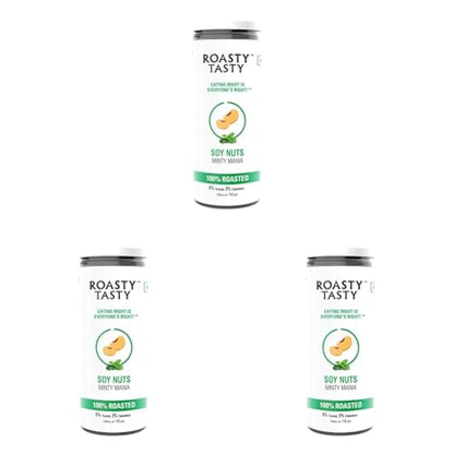Image 1 of Default Title for the product Roasty Tasty Roasted SOY Nuts Snacks Minty Mania Flavor 150g