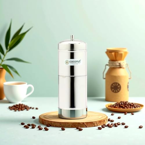 Image 6 of coconut Stainless Steel Filter Coffee Maker 400ml