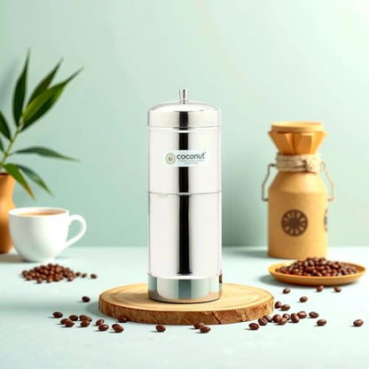 Image 6 of coconut Stainless Steel Filter Coffee Maker 400ml