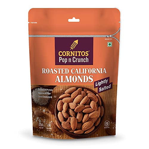 Image 1 of Default Title for the product Cornitos Roasted Almonds, Lightly Salted, 200g
