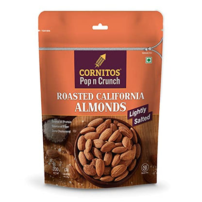 Image 1 of Default Title for the product Cornitos Roasted Almonds, Lightly Salted, 200g