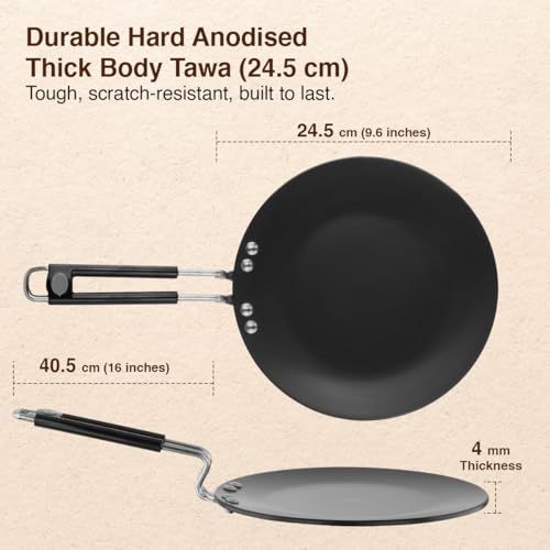 Image 4 of Prestige Hard Anodised Chapati Tawa 24.5 cm
