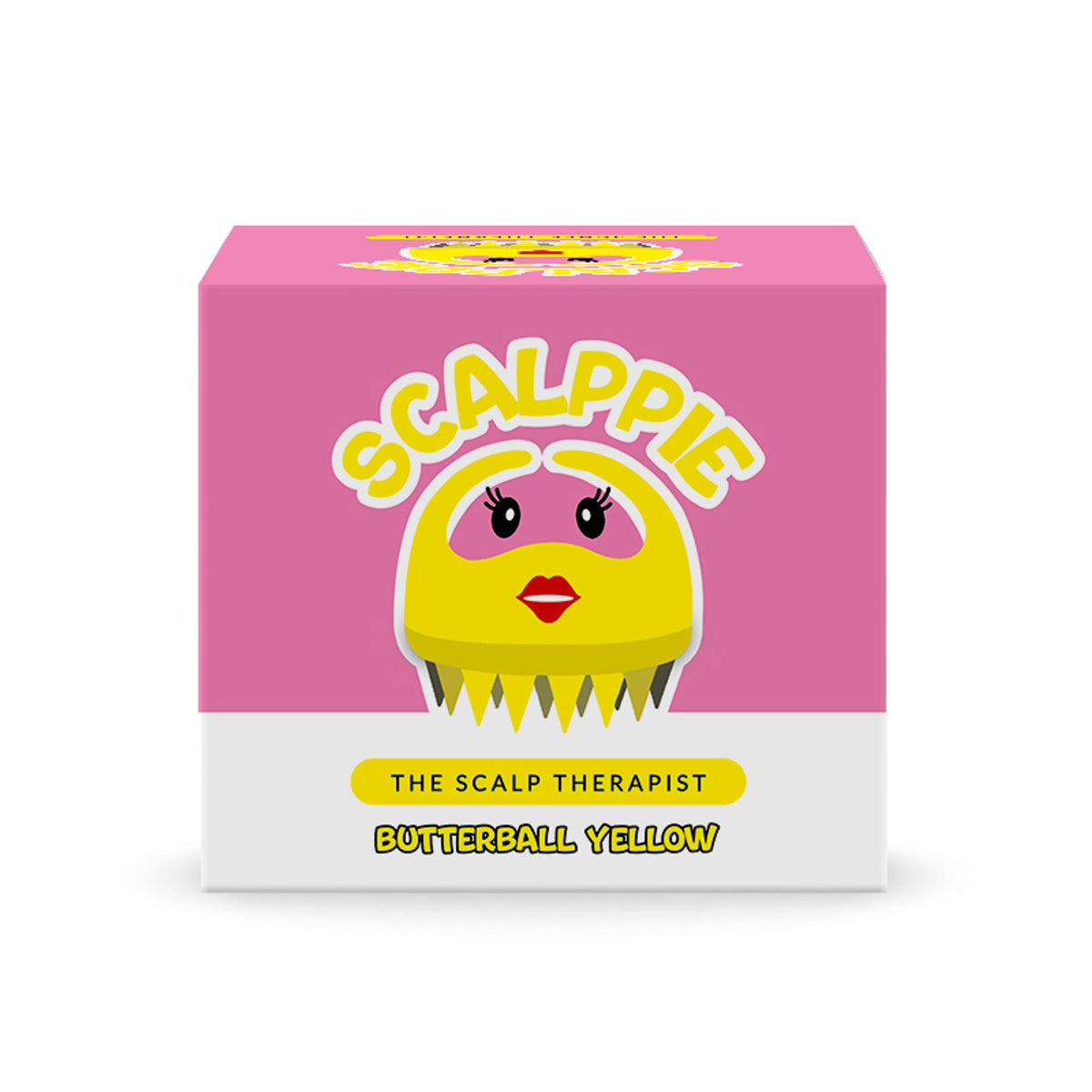 Image 2 of Scalppie Silicon Hair Scalp Massager & Shampoo Brush Scrub For Hair Growth & Anti Dandruff - Yellow