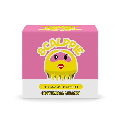 Image 2 of Scalppie Silicon Hair Scalp Massager & Shampoo Brush Scrub For Hair Growth & Anti Dandruff - Yellow