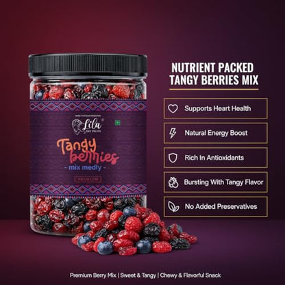 Image 2 of LILA DRY FRUITS Tangy Berries Mix Medley 100 gms