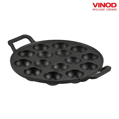 Image 3 of Vinod Legacy Cast Iron Paniyarakkal Pan-15 Cups,25cm