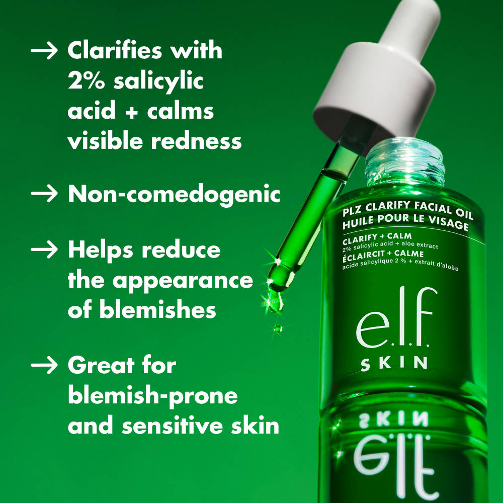 Image 2 of e.l.f. Cosmetics Skin Plz Clarify Facial Oil