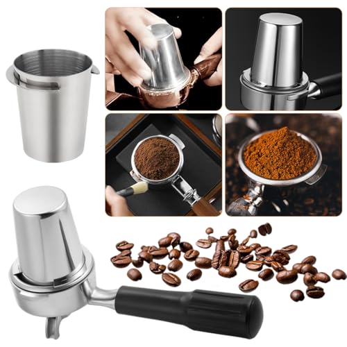 Image 7 of Supvox Coffee Ground Dosing Funnel Cup 51mm Wide Opening SUS Powder Cup