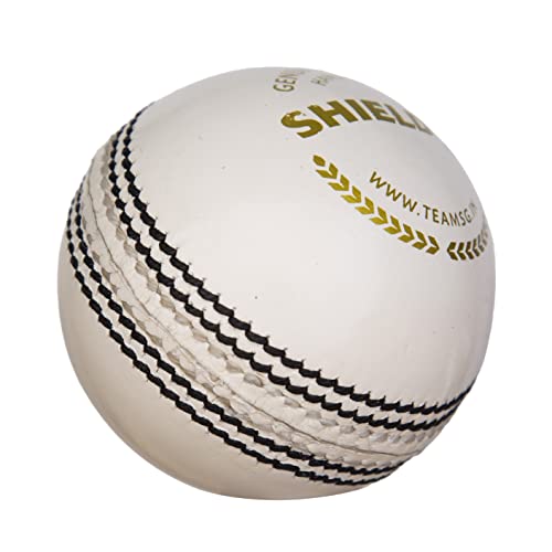 Image 4 of SG Leather Cricket Balls Shield 20 (White)