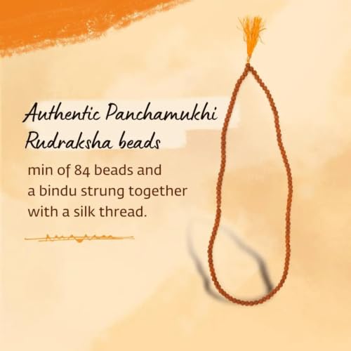 Image 9 of Isha Life Panchmukhi Rudraksha Mala