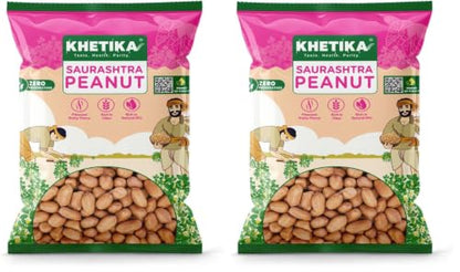 Image 2 of 1 Kg (Pack of 2) for the product KHETIKA Peanuts