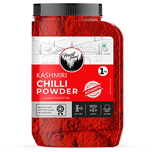 Image 1 of Pack of 1 for the product Forest Found Kashmiri Red Chilli Powder 1kg
