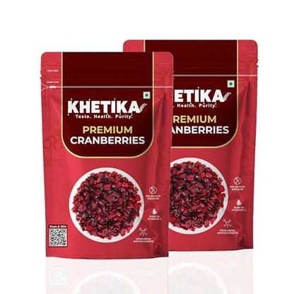 Image 2 of 200g (Pack of 2) for the product KHETIKA Cranberries