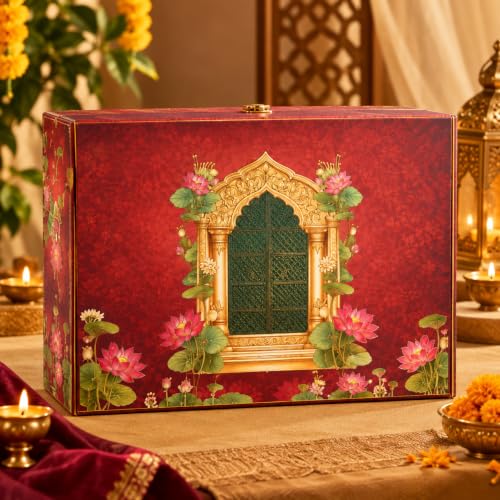 Image 2 of Brown tree Dry Fruit Gift Hamper Lotus 6p 600g