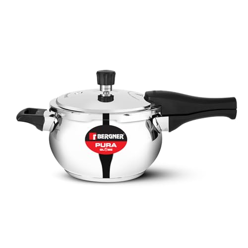 Image 1 of 1.5 Litres / Pura Belly for the product Bergner Pura Stainless Steel Pressure Cooker with Outer Lid