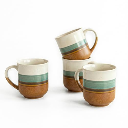 Image 2 of ExclusiveLane Zen Garden Ceramic Coffee Mugs Set of 4 330 ml