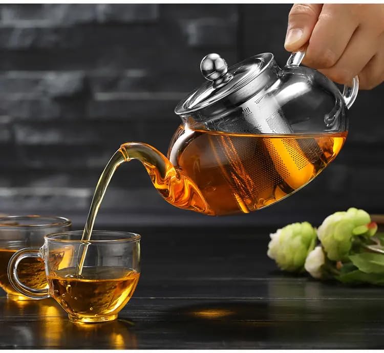 Image 7 of Jinelza Borosilicate Glass Teapot 650ML