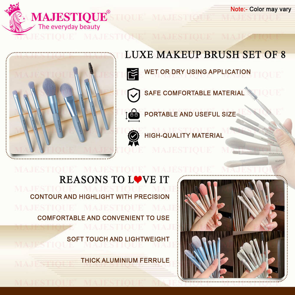 Image 4 of Majestique Makeup Brush Collection Set