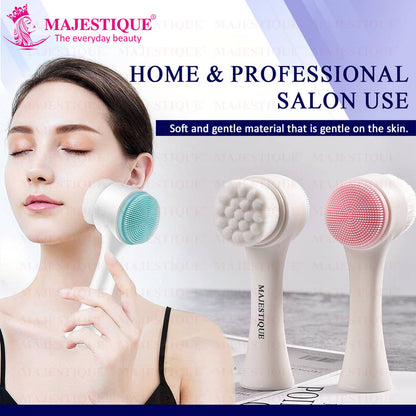 Image 5 of Majestique Dual Side Facial Deep Pore Cleansing Face Brush Color May Vary