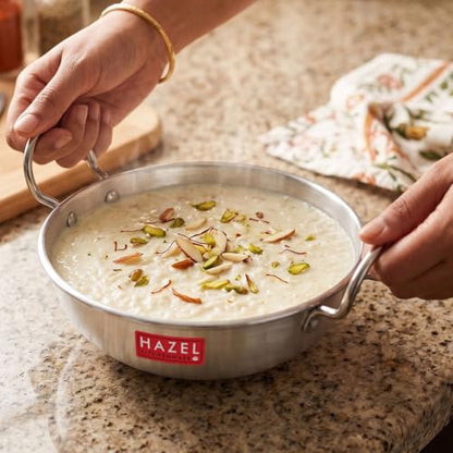 Image 3 of Aluminium (Without Lid) / 1125 ML for the product HAZEL Aluminium Kadhai