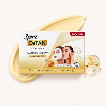 Image 1 of Default Title for the product SpinZ DeTan Face Pack (72g, Pack of 6 (12g x 6))