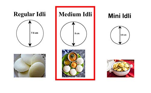 Image 3 of HAZEL Stainless Steel Medium Idli Plate with Stand, 6-Rack Plates, 30 Idlis