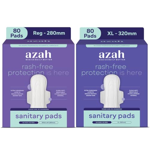 Image 1 of Default Title for the product AZAH Sanitary Pads Combo Pack of 160