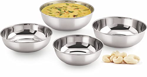 Image 1 of Default Title for the product neelam Stainless Steel 10, 22 Gauge Vati 1000 ml Set of 6