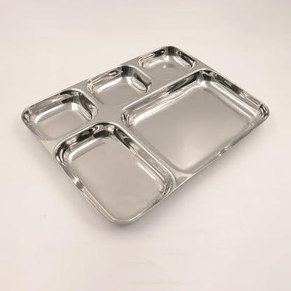 Image 9 of Spillbox Stainless Steel Tiffin Plate