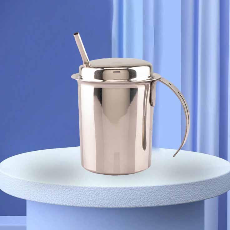 Image 3 of Spillbox Stainless Steel Tumbler with Straws for Toddlers, New Born Babies, Toy for Kids-Straw Tumbler with Hole