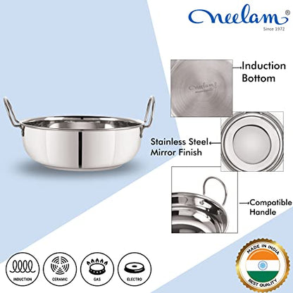 Image 7 of Neelam Stainless Steel Induction Bottom Kadai