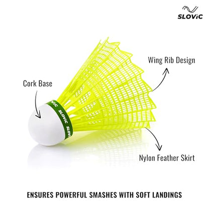 Image 7 of SLOVIC Shuttlecock Set Pack of 6