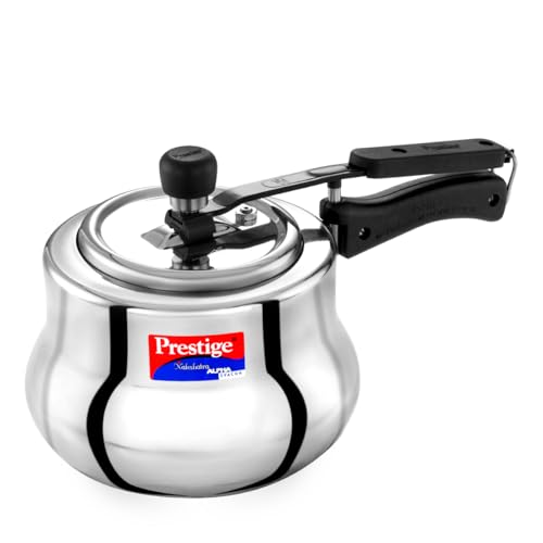 Image 1 of Default Title for the product Prestige Stainless Steel Nakshatra Alpha Svachh Inner Lid Pressure Cooker 3.5 Litre