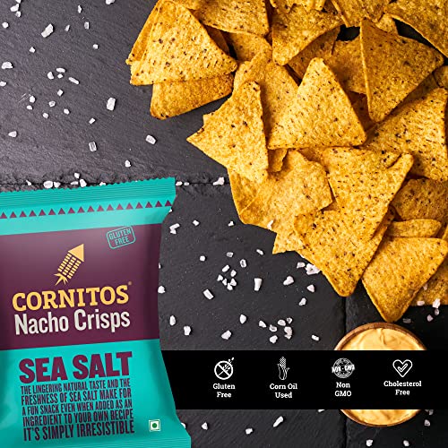 Image 4 of Cornitos Nacho Crisps - Nachos - Sea Salt 150 gm