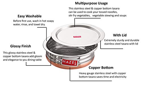 Image 7 of HAZEL Stainless Steel Kitchen Set with Lid 800 ml, 1200 ml, 1600 ml