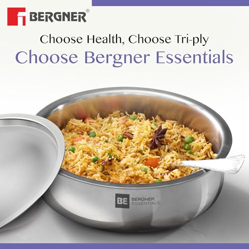 Image 4 of BERGNER Tripro BE Essentials 5 Pcs Triply Cookware Set