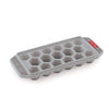 Image 1 of Default Title for the product HAZEL Ice Cube Tray with Honeycomb Design & Silicone at Bottom for Easy Removal, Grey