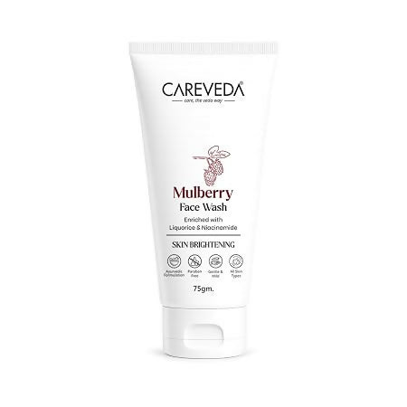 Image 1 of 75 gm / Pack of 1 for the product CareVeda Mulberry Face Wash with Liquorice & Niacinamide – Skin Brightening & Dark Spot Reduction