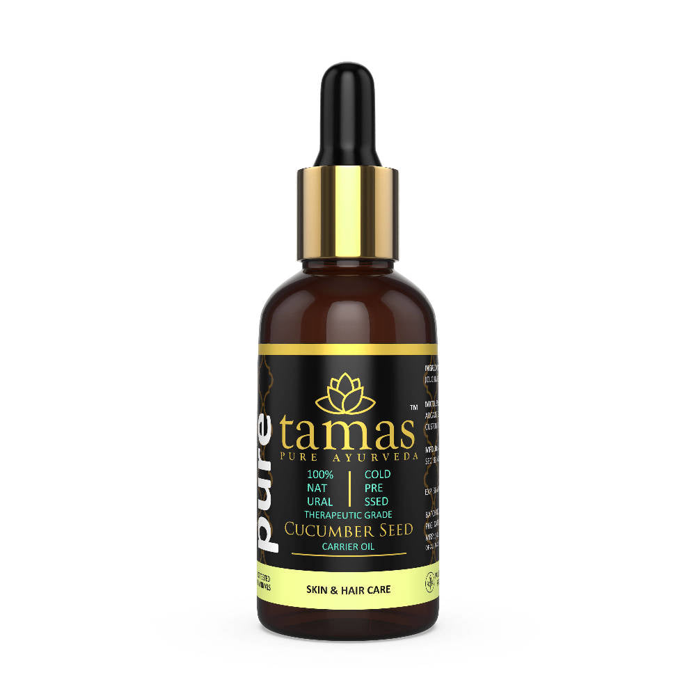 Image 1 of 30 ml / Pack of 1 for the product Tamas Pure Ayurveda Cucumber Seed Cold-Pressed Carrier Oil